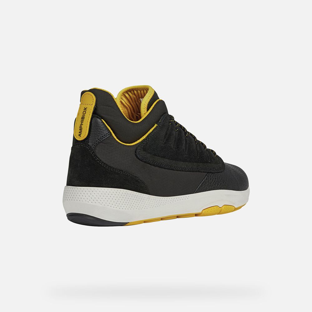 Geox Erkek Bot Siyah - Modual Abx - UVS-572304